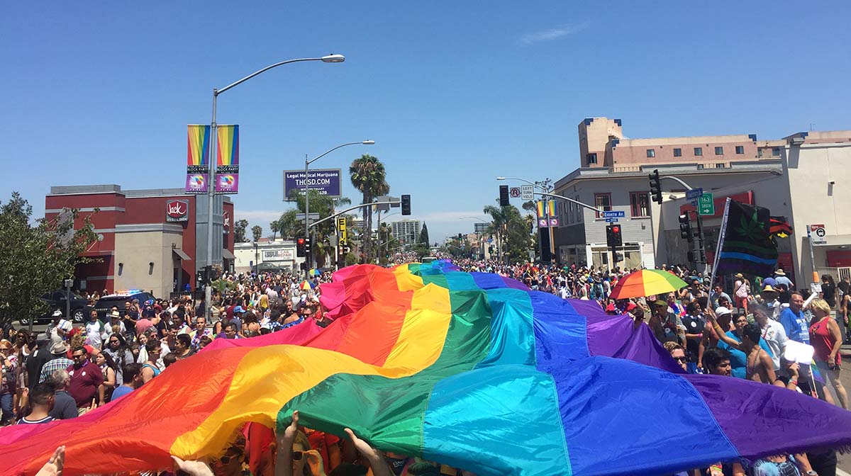 Gay pride san diego parade